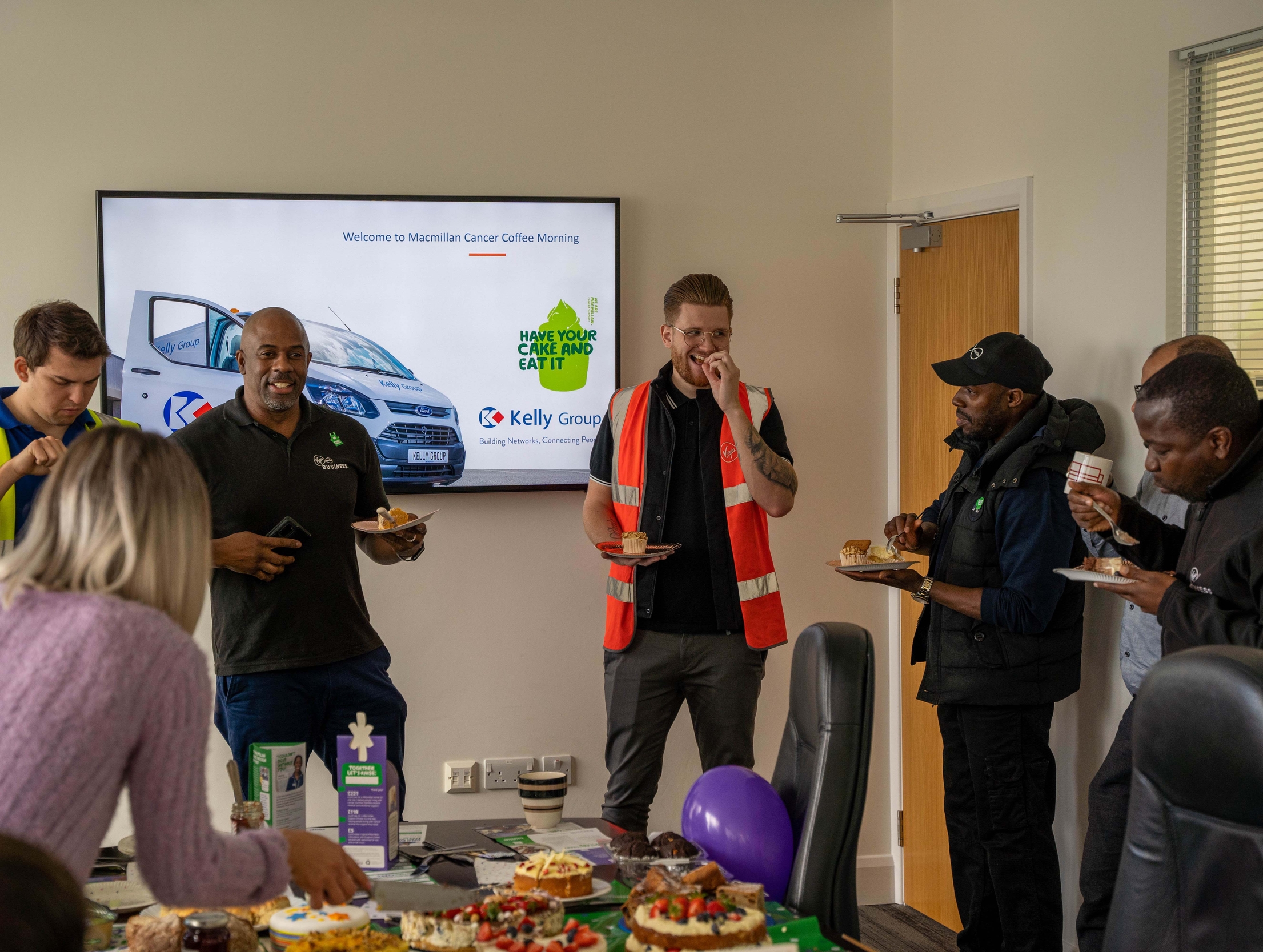 Kelly Group Brimsdown Hosts Macmillan  Coffee Morning